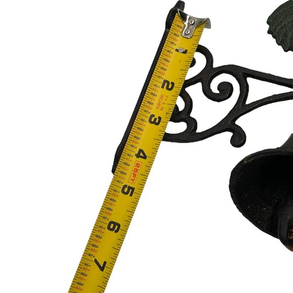 Rustic Cast Iron Rooster Traditional Farmhouse Dinner Bell - Picture 16 of 16